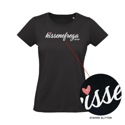 Tshirt nera - Glitter